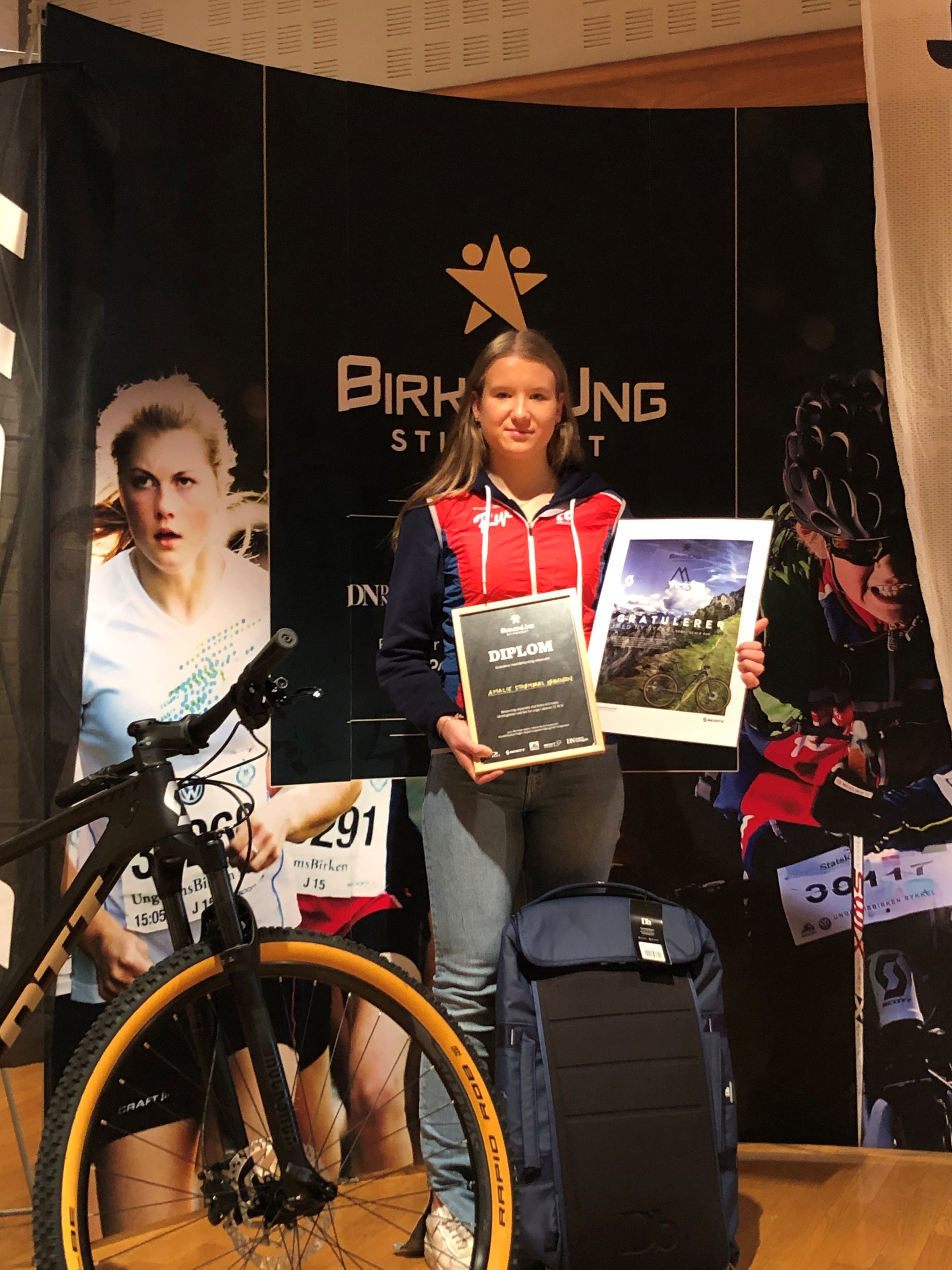 Vi gratulerer Amalie Strømdahl Jørgensen med BirkenUng stipendiet!